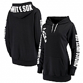 Women Chicago White Sox G III 4Her by Carl Banks 12th Inning Pullover Hoodie Black,baseball caps,new era cap wholesale,wholesale hats